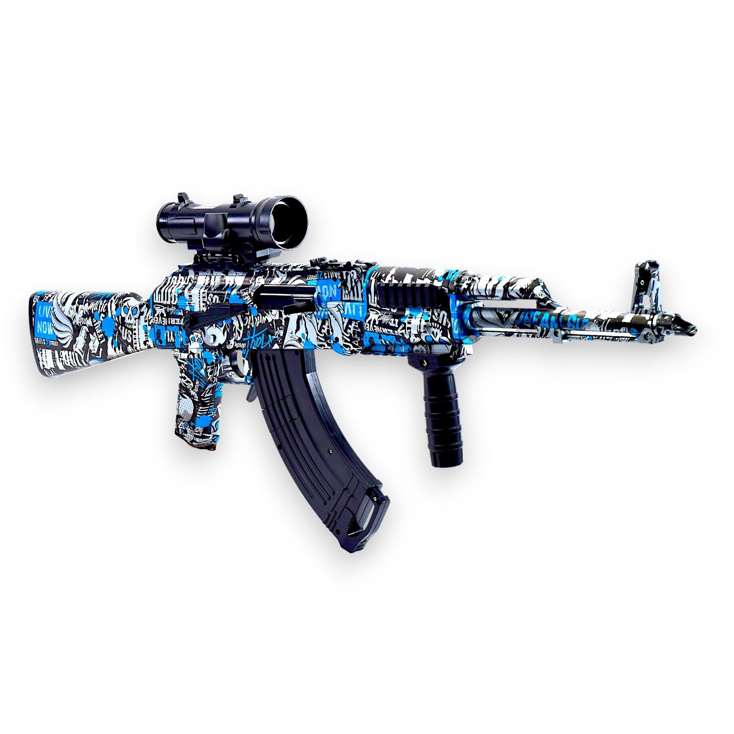 Didelis AK47 automatinis šautuvas